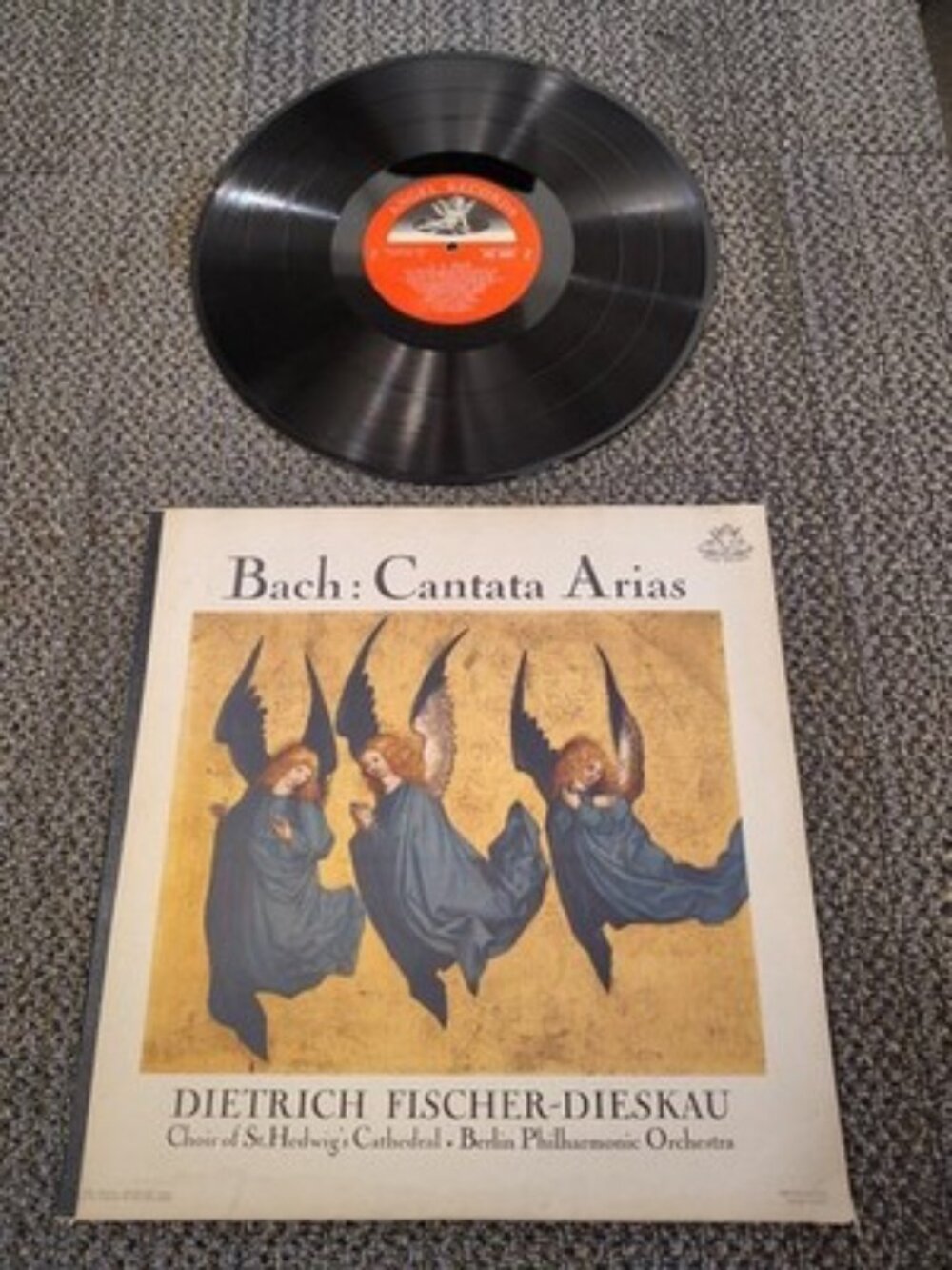Bach Cantata Arias Angel 33RPM Vinyl VG 062923ASR